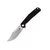Klaken Lancet Flipper Liner Lock, Black G10, Satin 14C28N - J335-Black