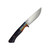 7Forge Knives Artemis Hunteress, Mexican Blanket Bolsters, Blue Richlite, Natural Canvas Micarta Liners, AEB-L