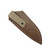 7Forge Knives Messenger, Natural Burlap Micarta, Red and Black G10 Liners, 52100