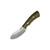Lishen Knives Puma, Green Canvas Micarta w/ Aluminum Pins, AEB-L