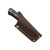 Lishen Knives Puma, Burgundy Canvas Micarta w/ Brass Pins and Black Liners, AEB-L