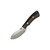 Lishen Knives Puma, Camo Canvas Micarta w/ Aluminum Pins and Orange Liners, AEB-L