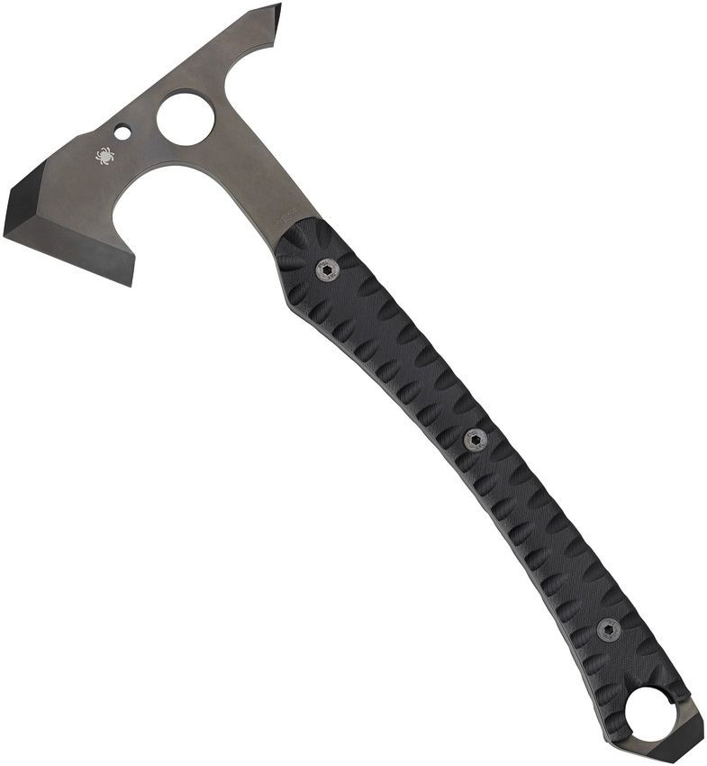Spyderco Warrior Hawk, Black G10 / Black TiCN D2 - H03