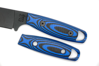 TKC: EXTENDED Handle for Becker BK14, 24 - Blue & Black G10