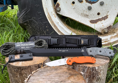 TKC Custom Camping Kit #2- TOPS SE107C, Ontario Rat 8867OR, Fire ...