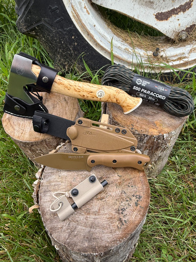 TKC Custom Camping Kit #3-KA-BAR BK19, Karesuando Kniven 4013 Stoera ...