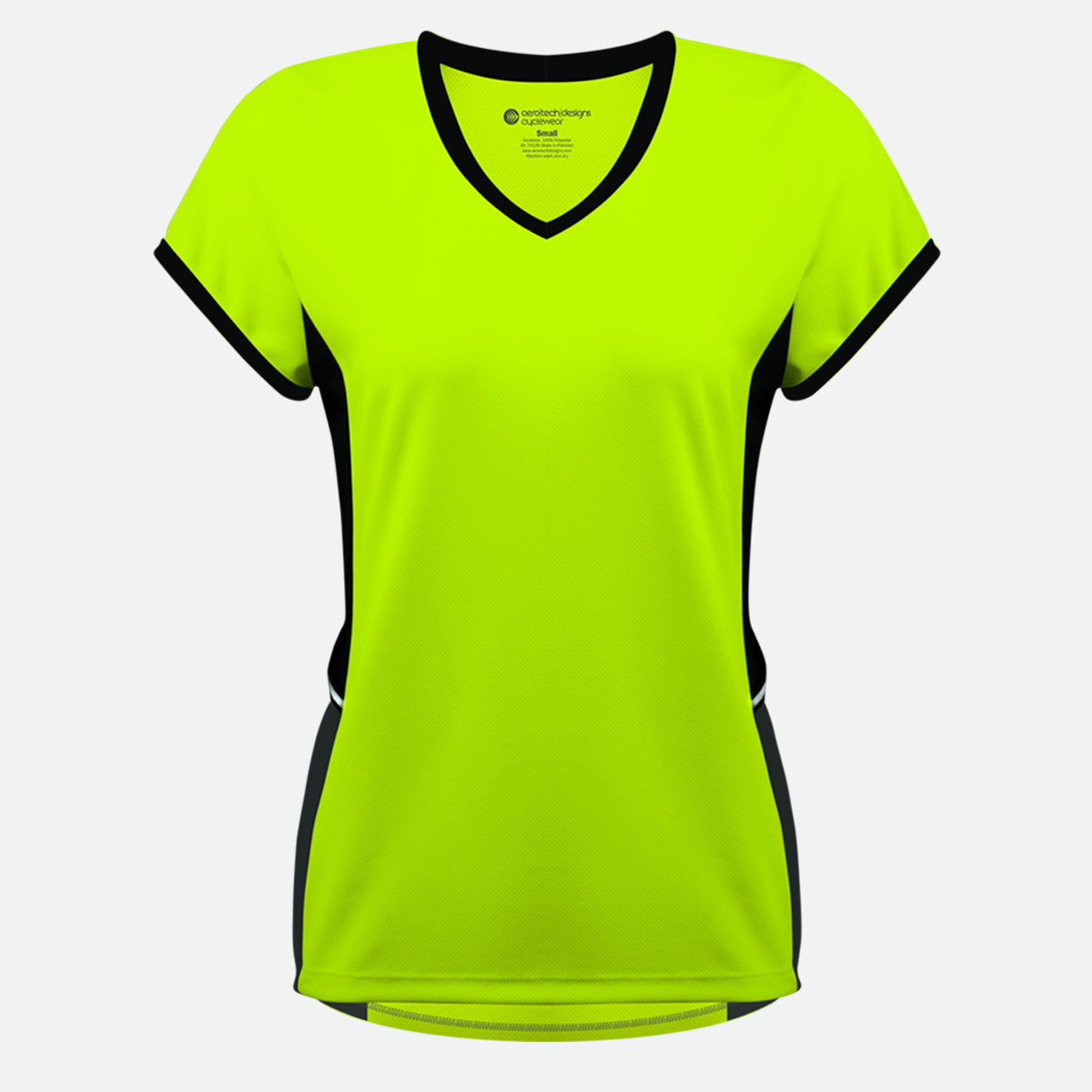 Women's Luna Athletic Tee|safety yellow|primary