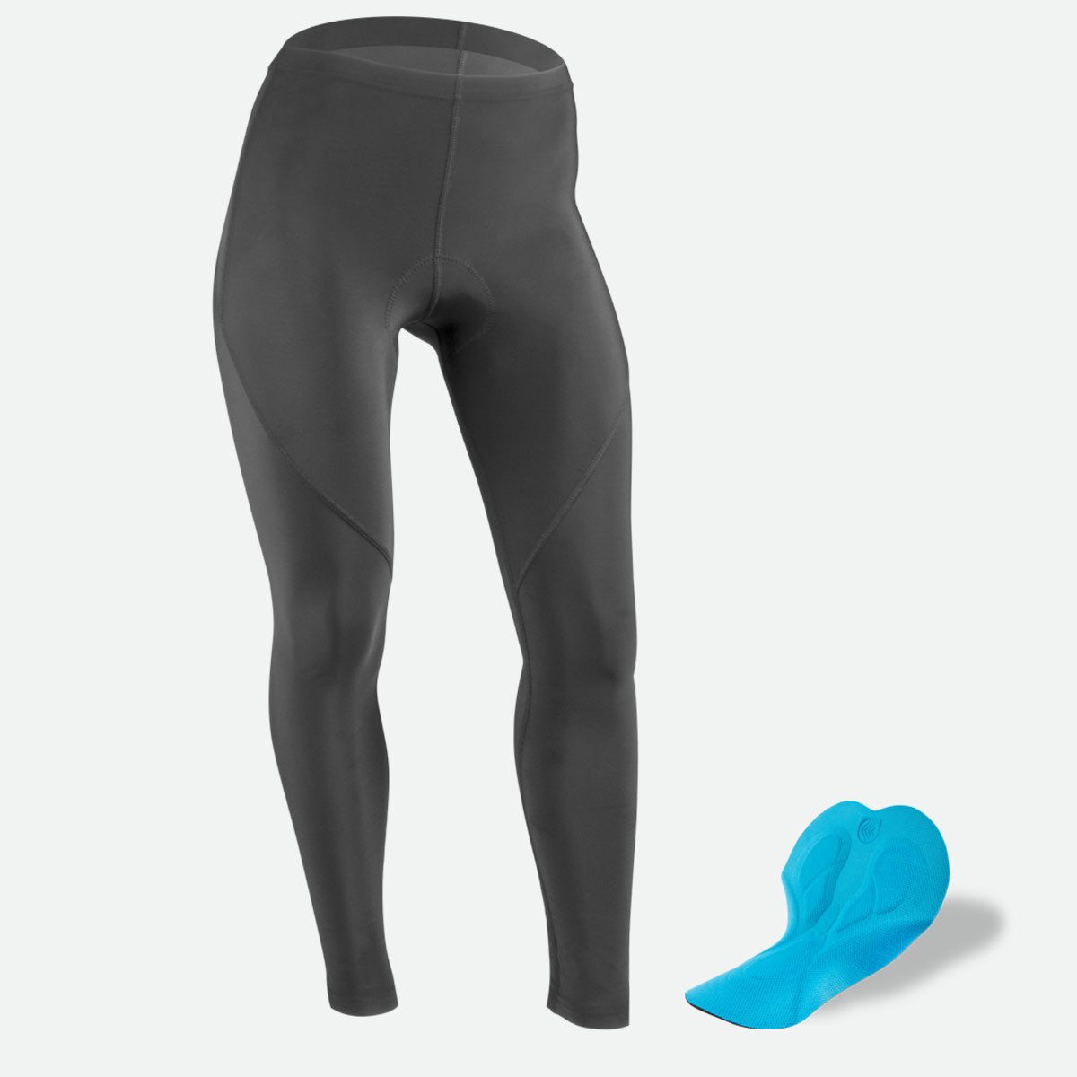Women's Stretch Fleece Cold Weather Padded Cycling Tights - Made