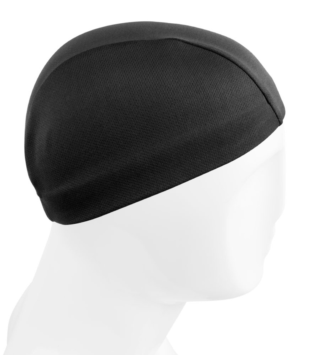Black Solid Color Cycling Skull Cap|black|primary