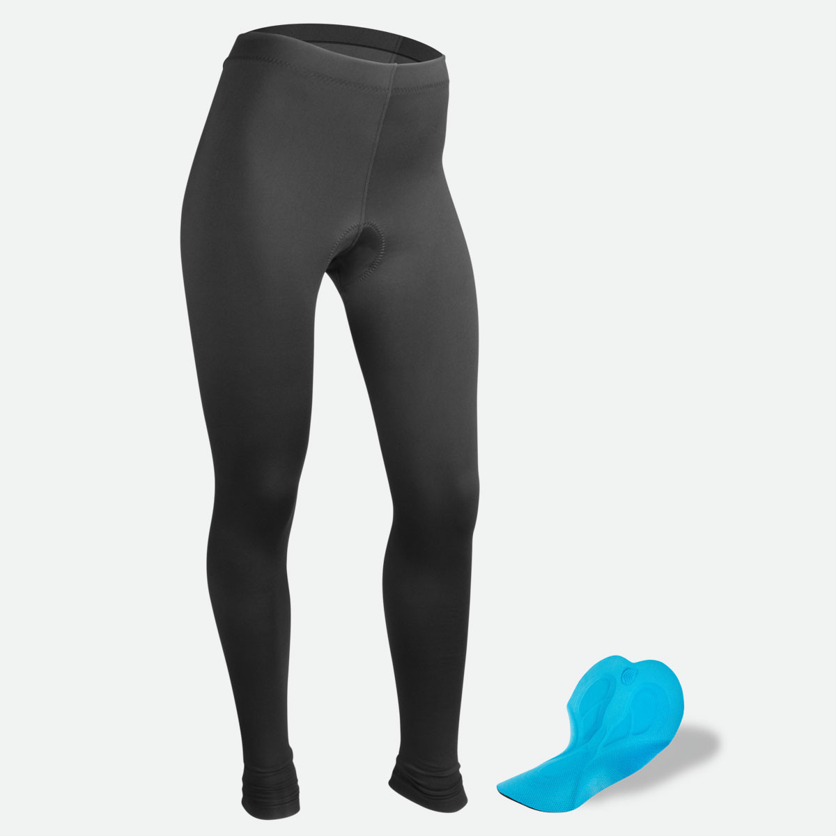 Women's Stretch Fleece Padded Cycling Tights