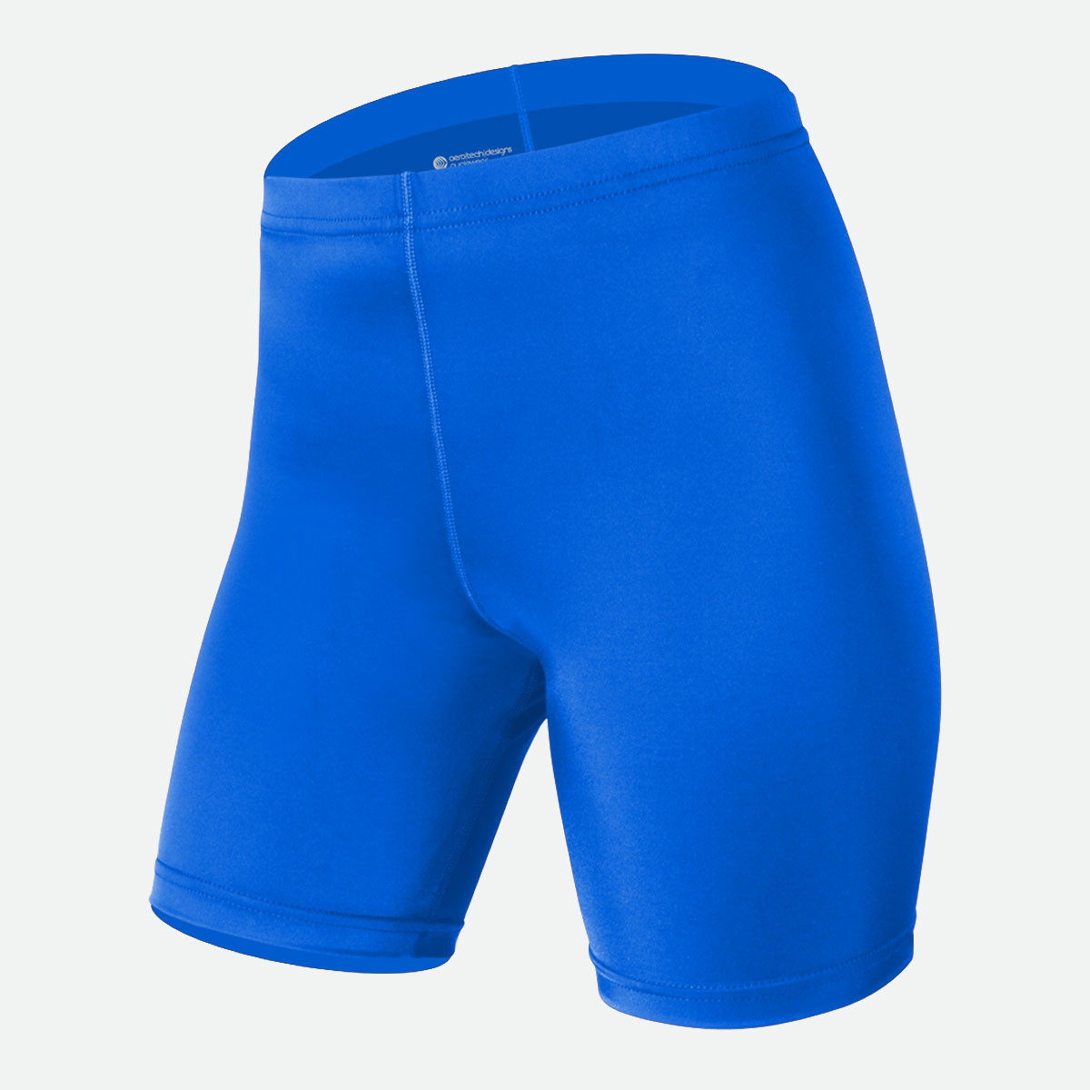Women's Workout Fitness Royal Blue Spandex Shorts|royal|primary