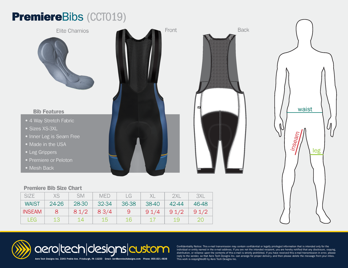 Aero Tech Designs Custom | Premiere Bib-Shorts