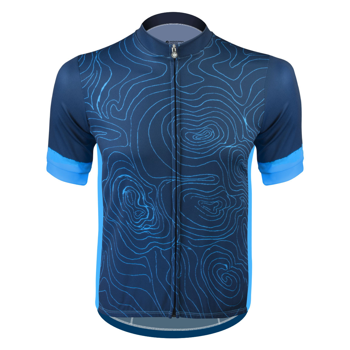 Men's Premium Printed Short Sleeve Tailored Fit Cycle Jersey