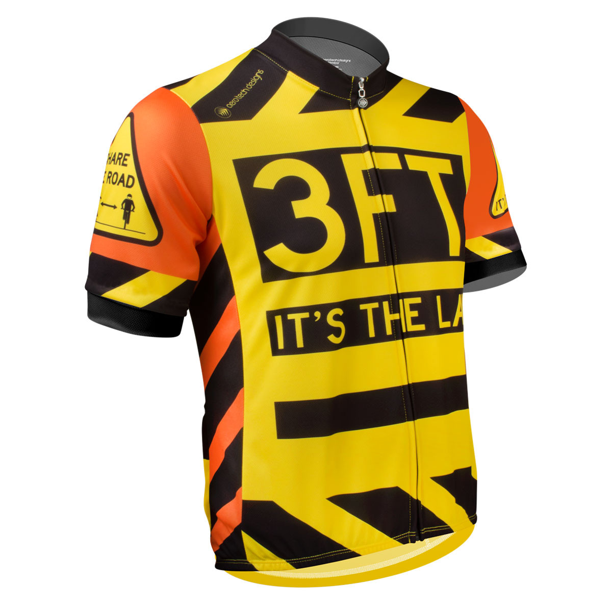 Aero Tech Designs Sprint 3 Feet Cycling Jersey Off Front View