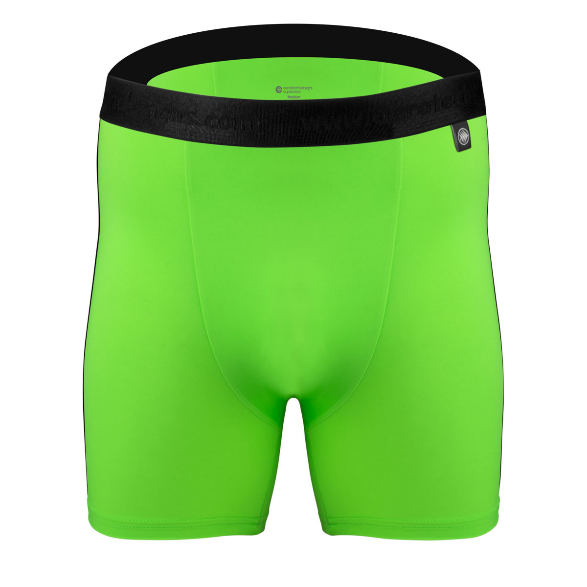 Aero Tech Performance Underwear Lime Green Front View