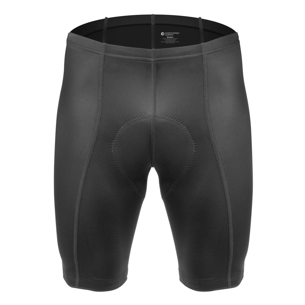 Top Shelf Padded Cycling shorts for men front view