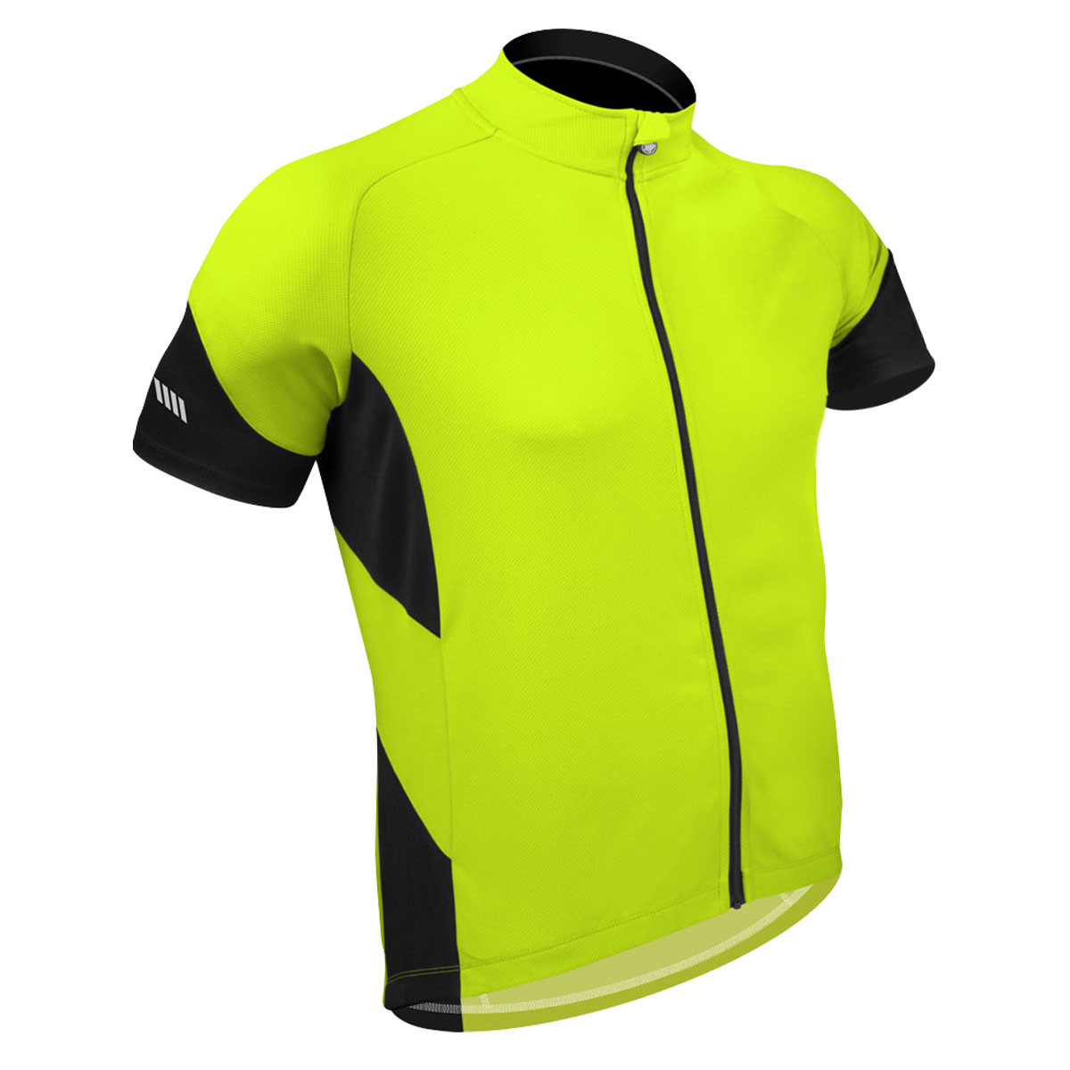 Men's Descend Cycling Jersey in Safety Yellow Off Front
