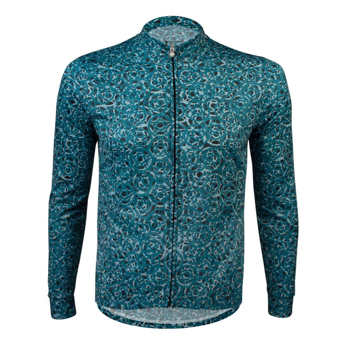 Men's Chainring Long Sleeve Cycling Jersey Front View