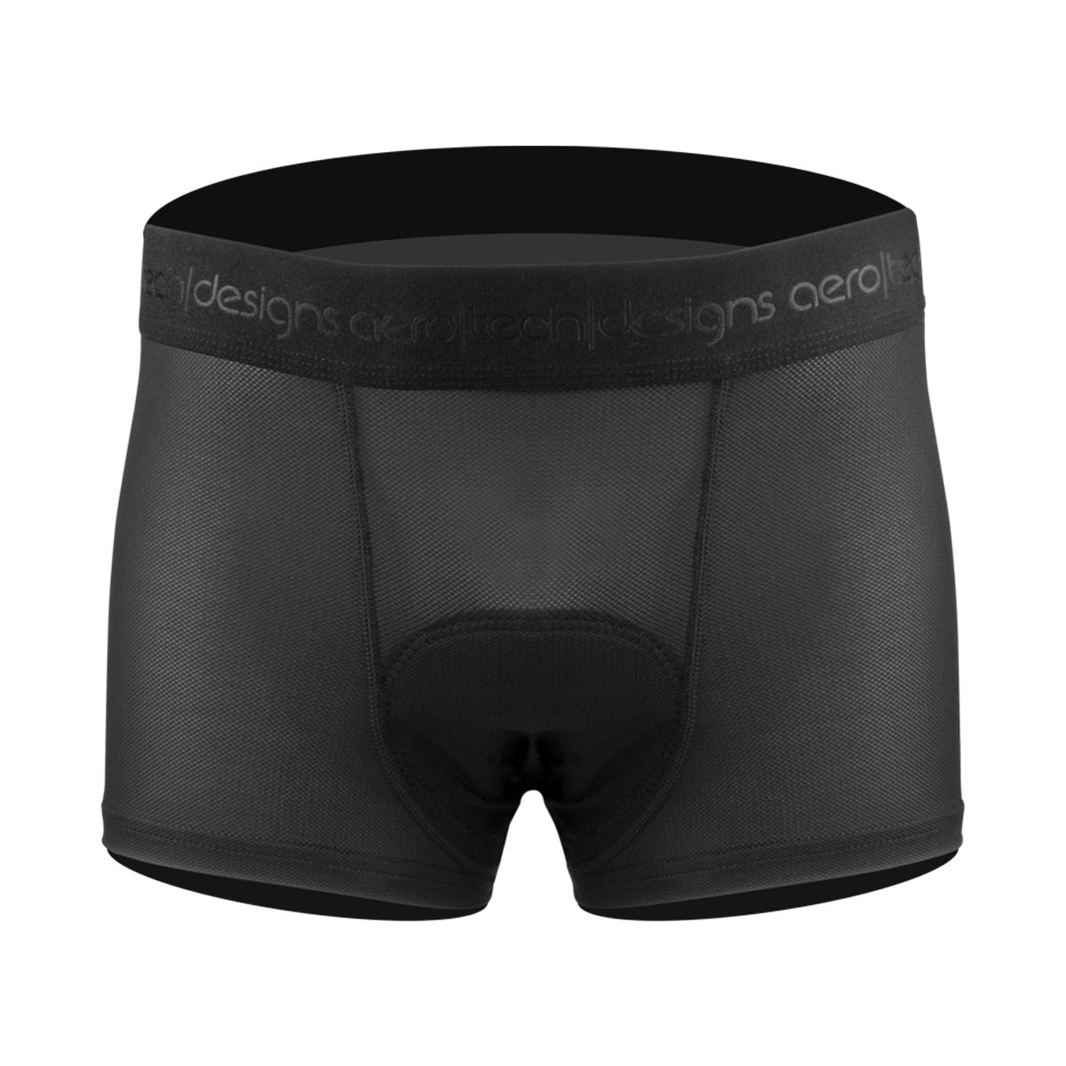 Men's Shorty Padded Cycling Underwear Liner Bike Shorts Front View