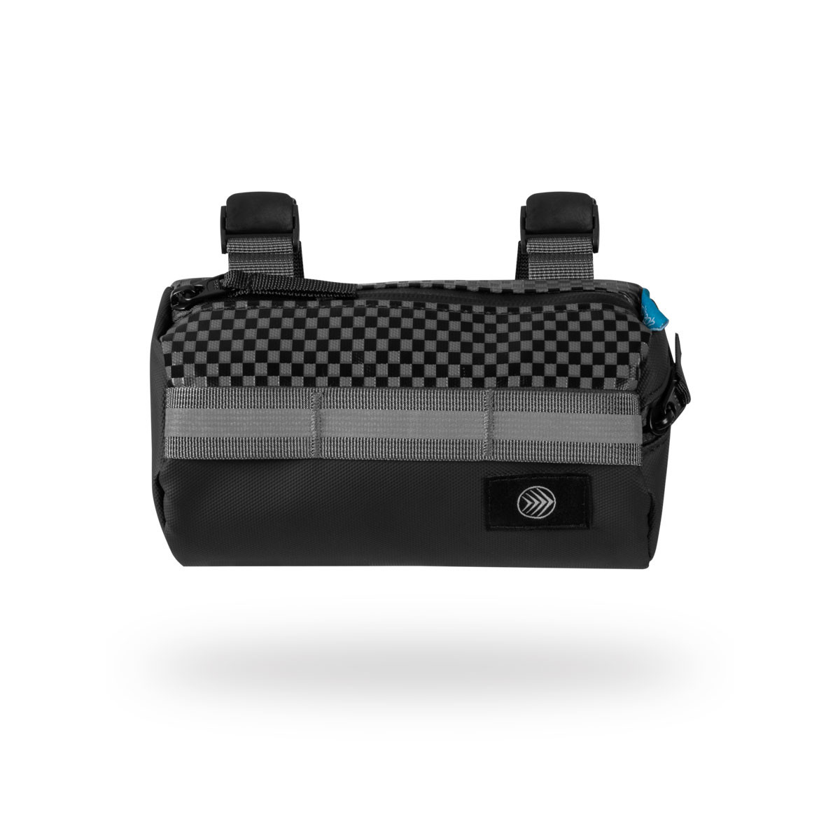 Black Handlebar 1.4L Storage Burrito Bag Front View