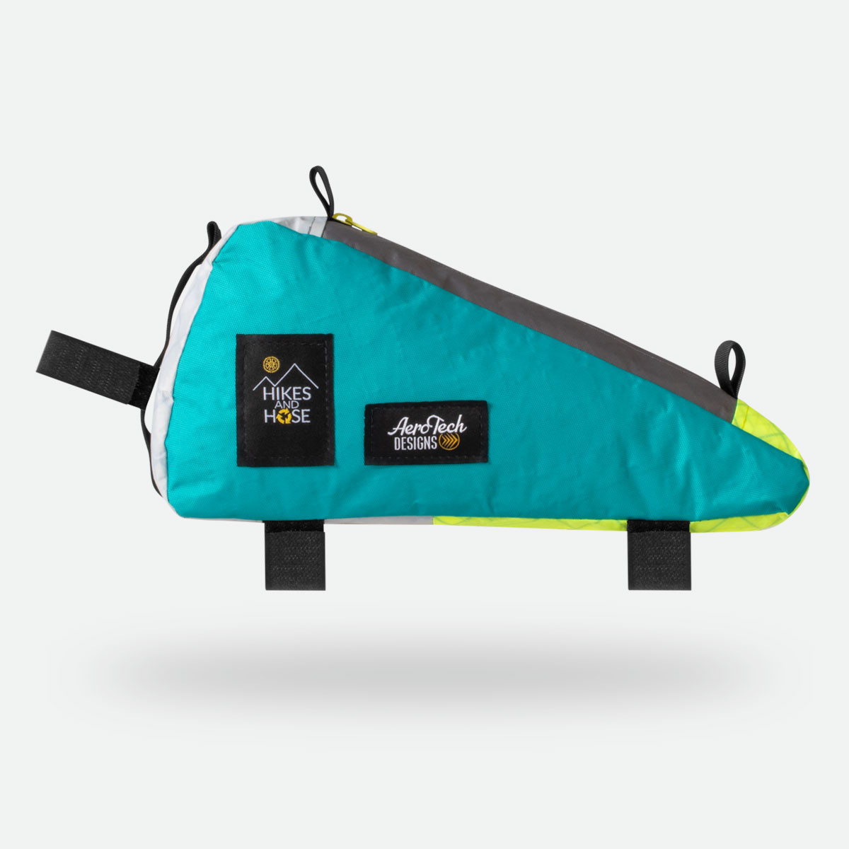 Hikes & Hose Recycled Water Resistant Adventure Top Tube Cycling Storage Bag