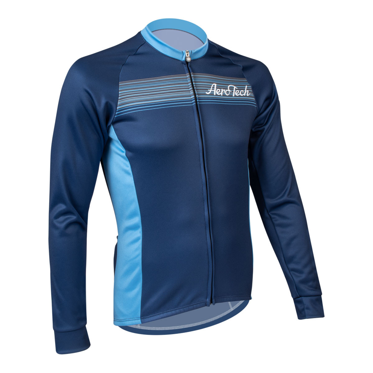 Tall Men's Skyline Long Sleeve Bike Jersey Off Front