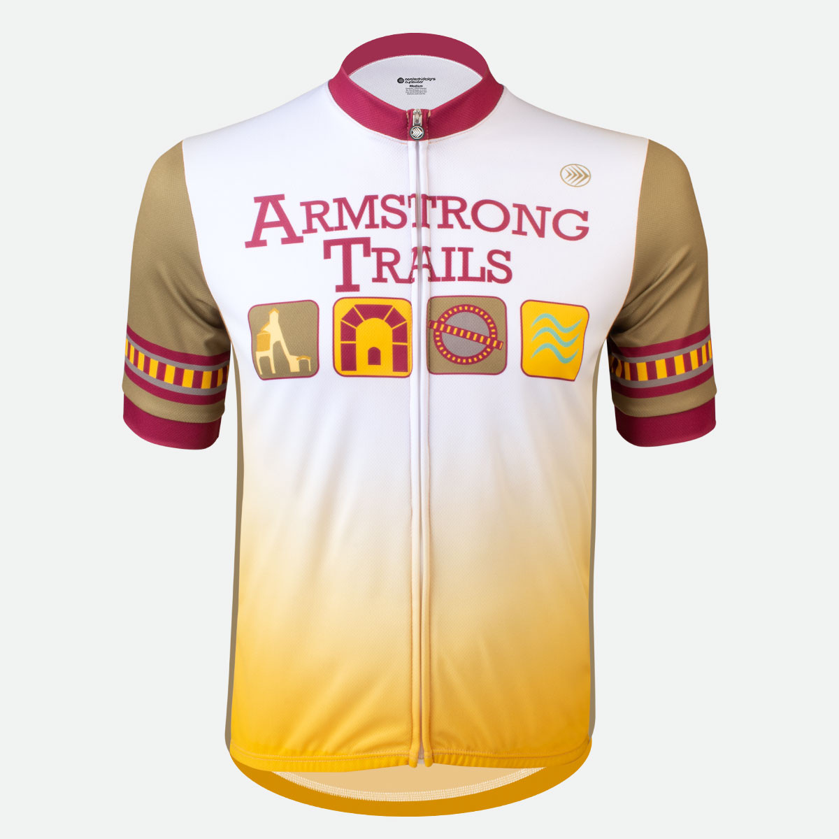 Armstrong Trail Jersey Short Sleeve Front View