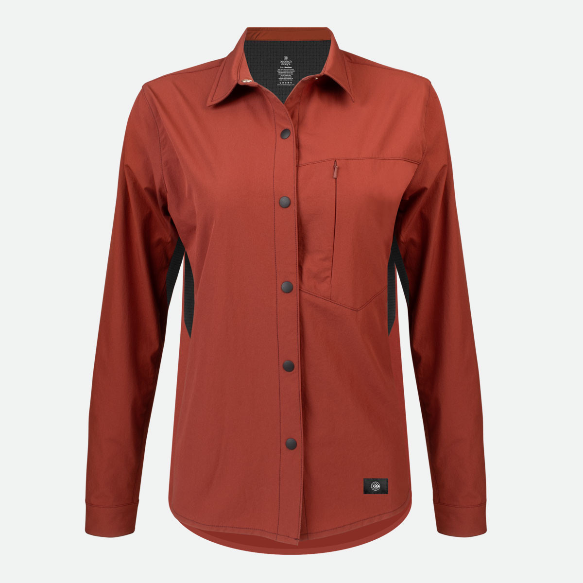 Women's Hybrid Long Sleeve Shirt Front View
