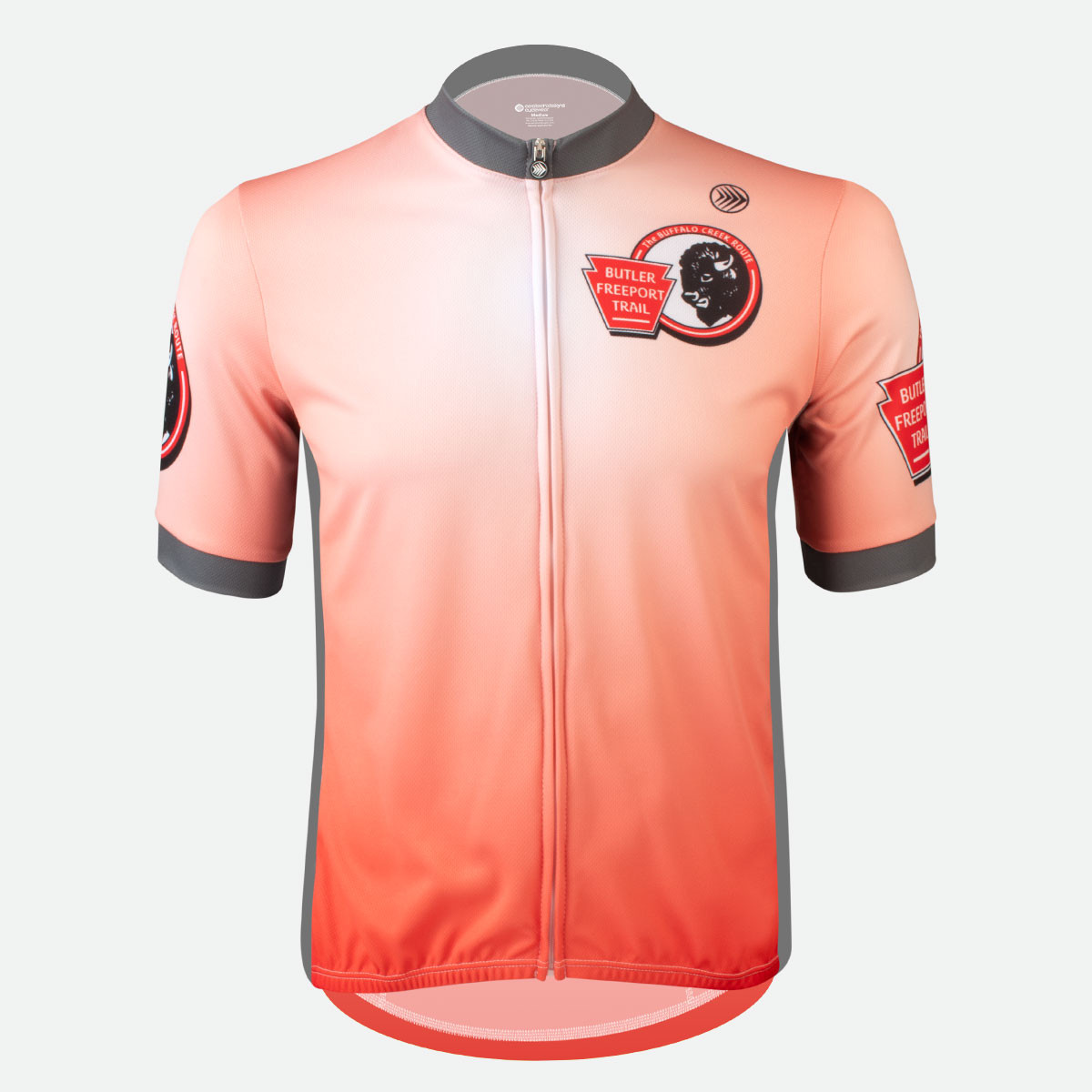 Butler Freeport Trail Cycling Jersey Front View