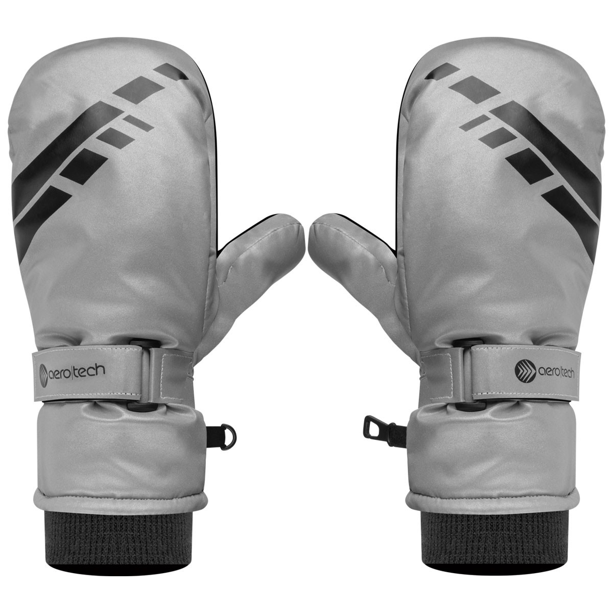 AeroReflective Cycling Mittens - Reflective Side