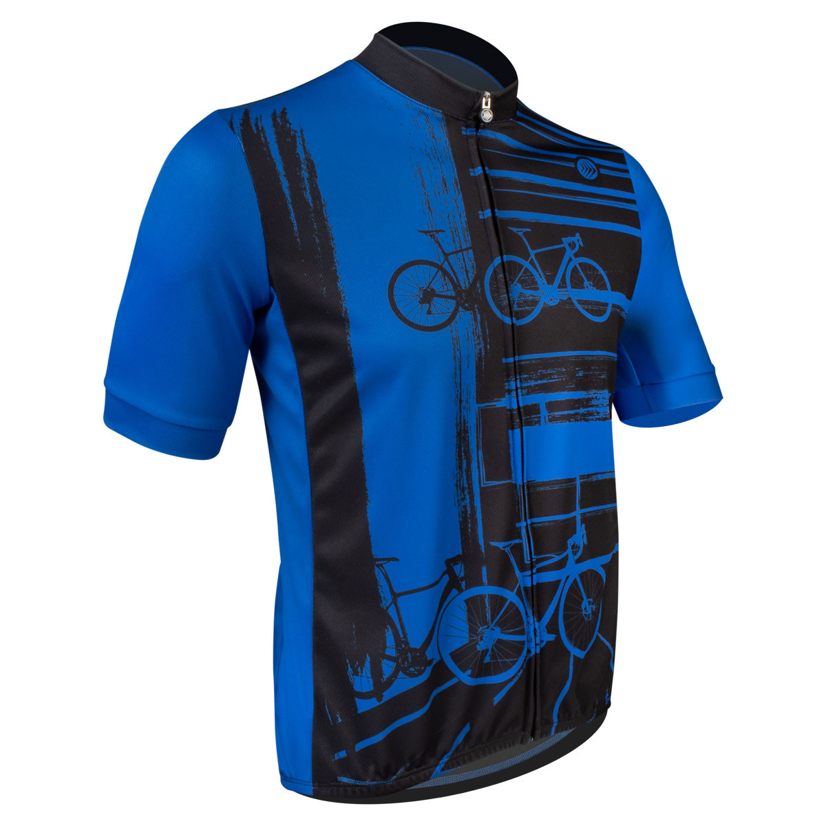 Men's Evoke Cycling Jersey - Royal Blue - Off Front