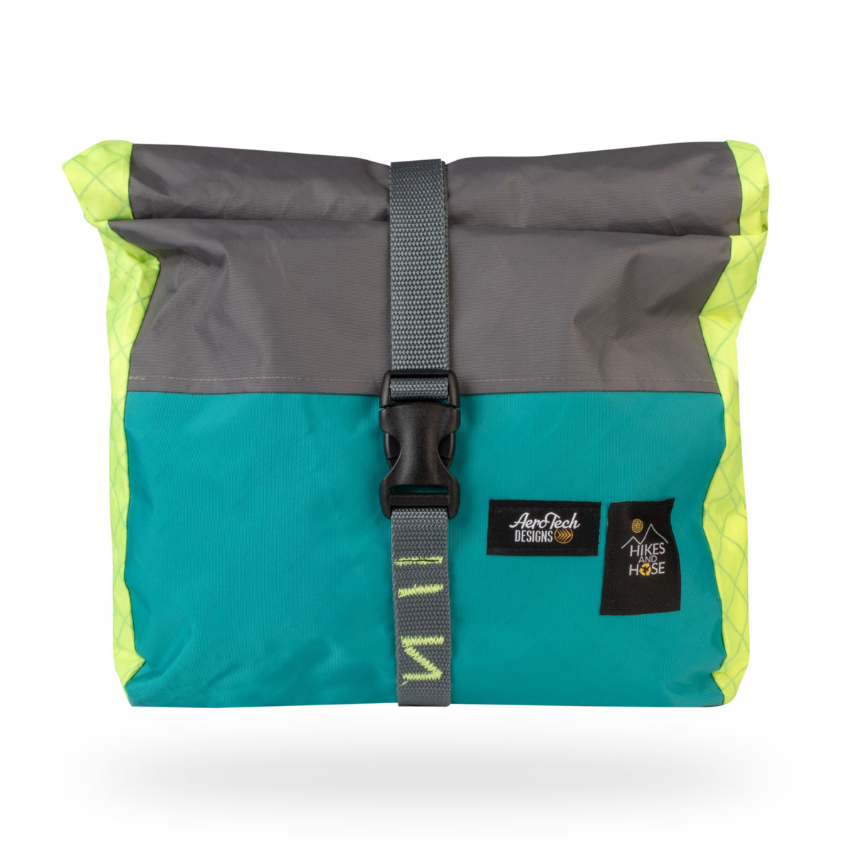 Hikes & Hose Recycled Water Resistant Handlebar Bag Front View