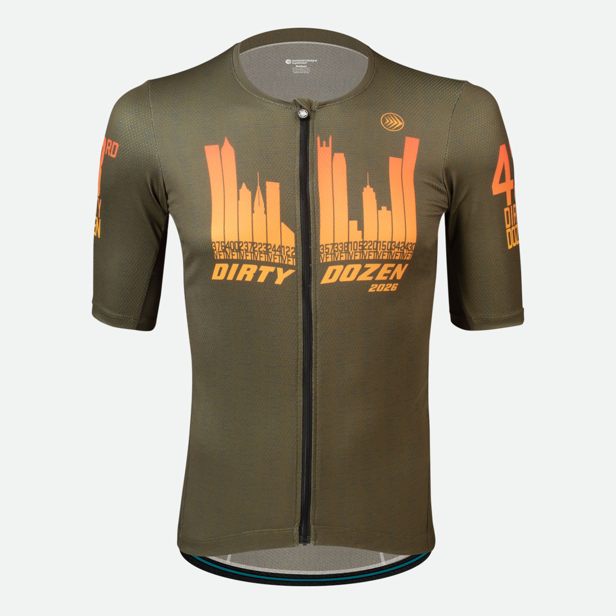 Official Dirty Dozen 2026 Cycling Jersey | New Aero Pro Fit - Icon