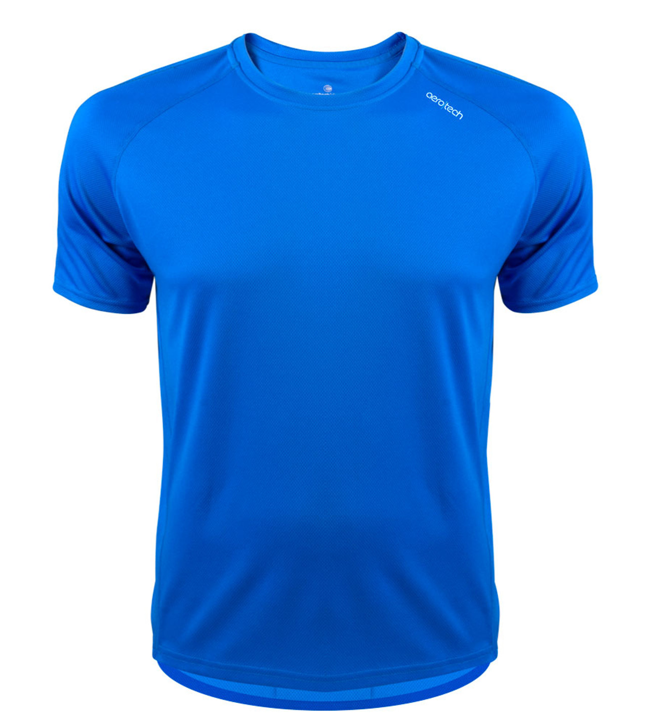 Men's Tech Performance Cycling Tee Shirt with Pocket and Reflective Trim