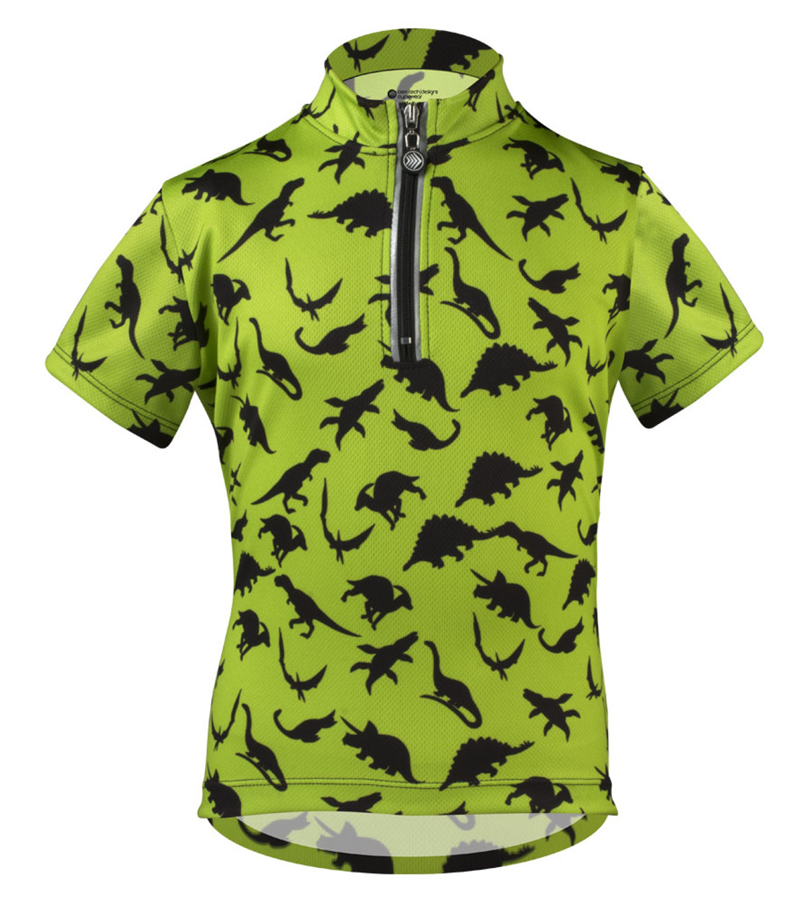 green cycling jersey