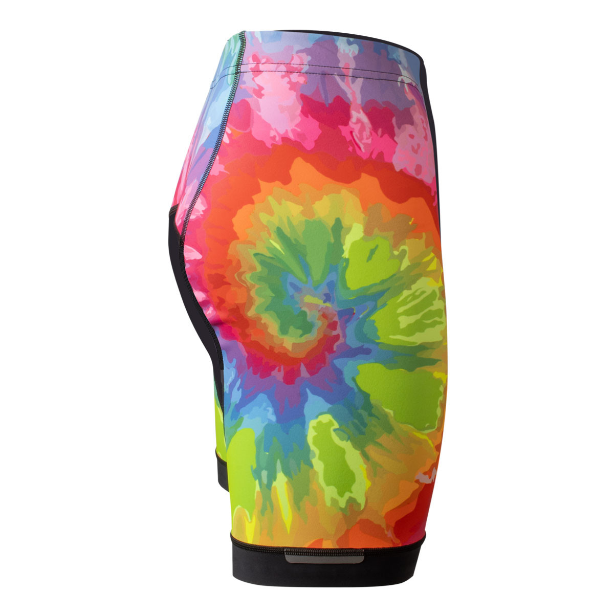 Short Miss Laine et soie à motif Bayadère multicolore