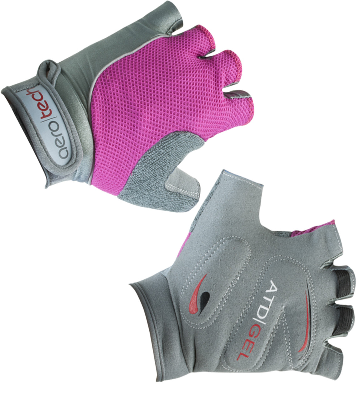 pink bike gloves