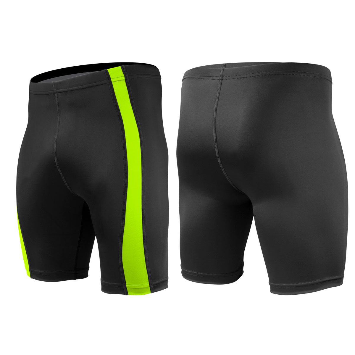 Men's Swift Unpadded Compression Color Accent Workout Shorts