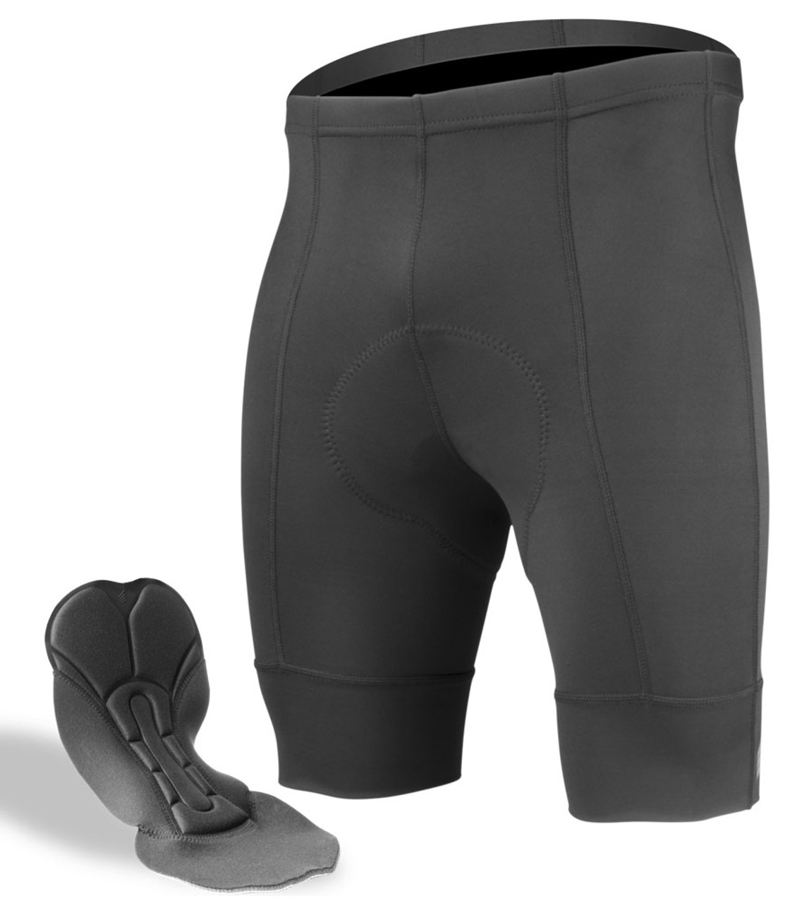 mens padded lycra cycling shorts