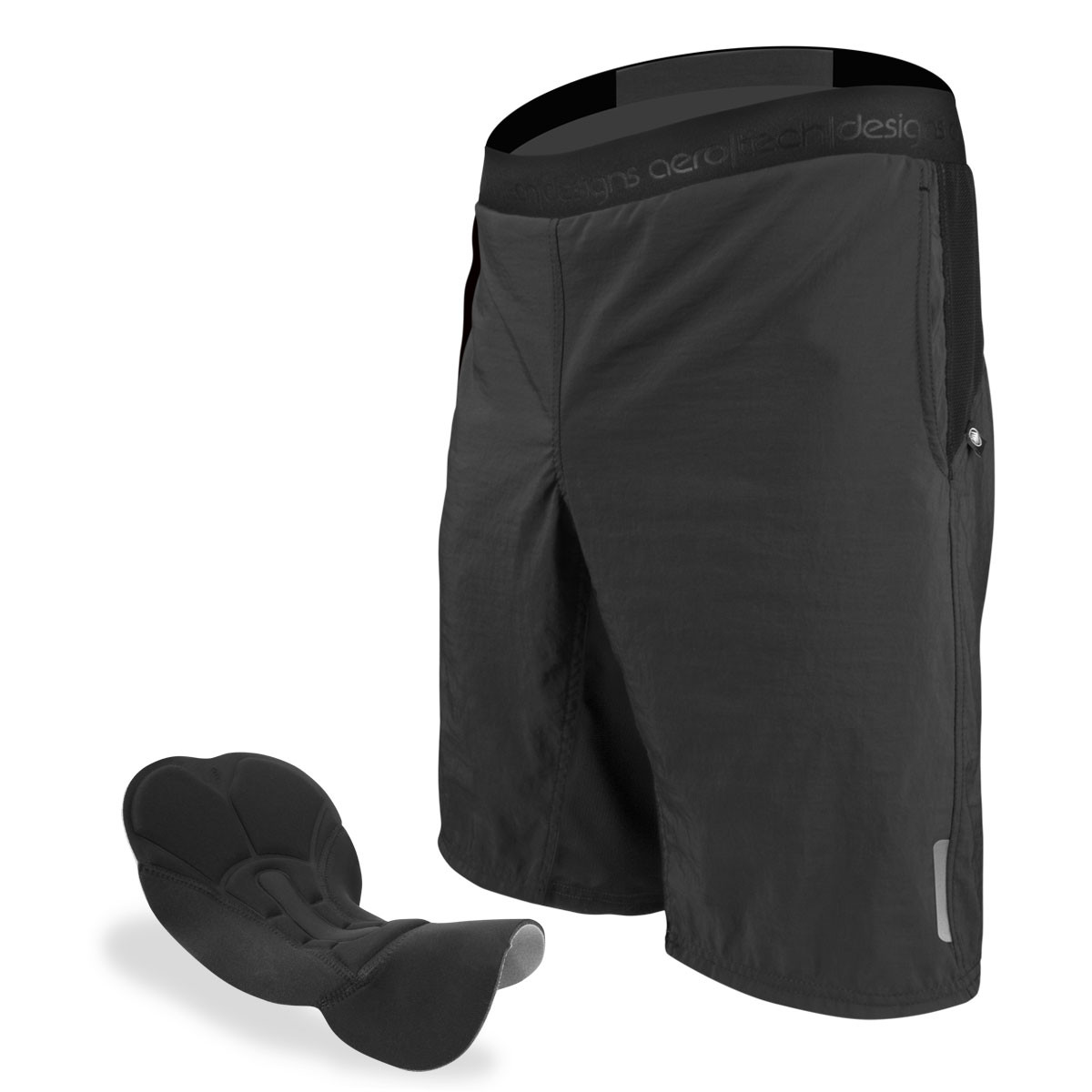 Men's USA Mountain Bike Short Two parts with a padded liner