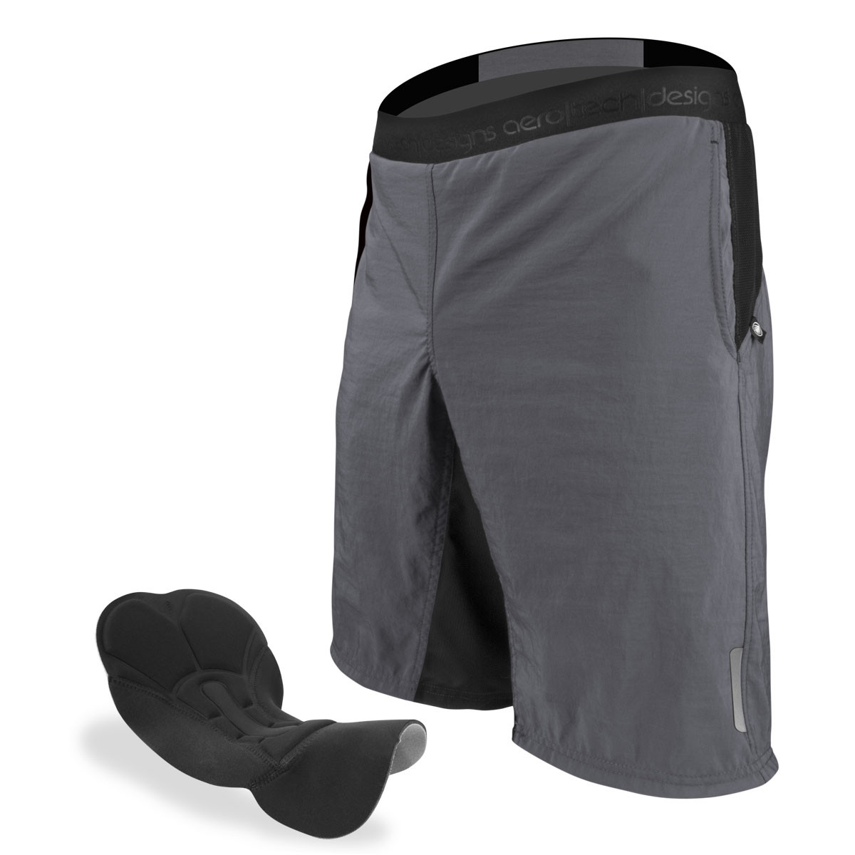 Men's USA Mountain Bike Short Two parts with a padded liner