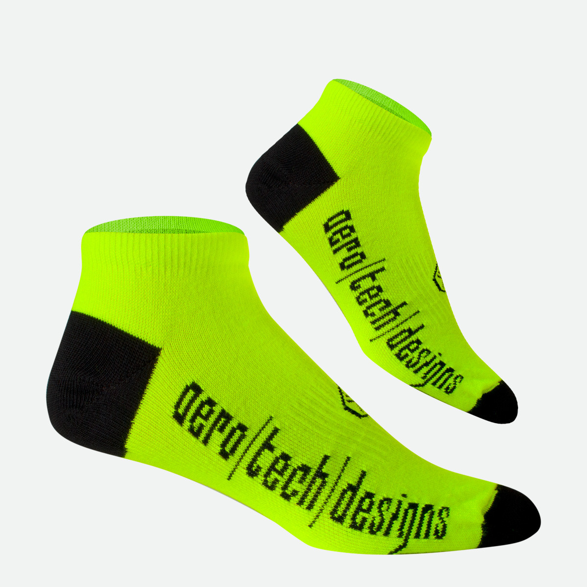 No Show Cycling and Running socks Mutli-Color CoolMAX USA Made