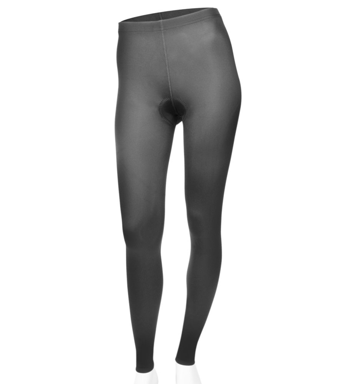 Women's Black Spandex Padded Cycling Tights