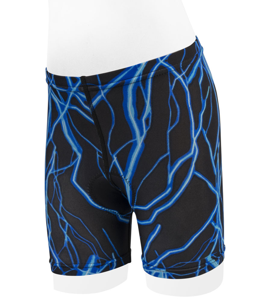 Child's Blue Lightning Padded Cycling 