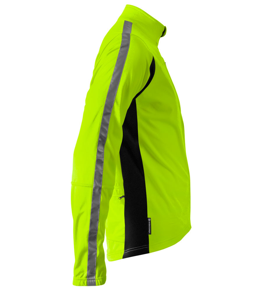 High Visibility 3M Scotchlite Reflective SoftShell Cycling Jacket