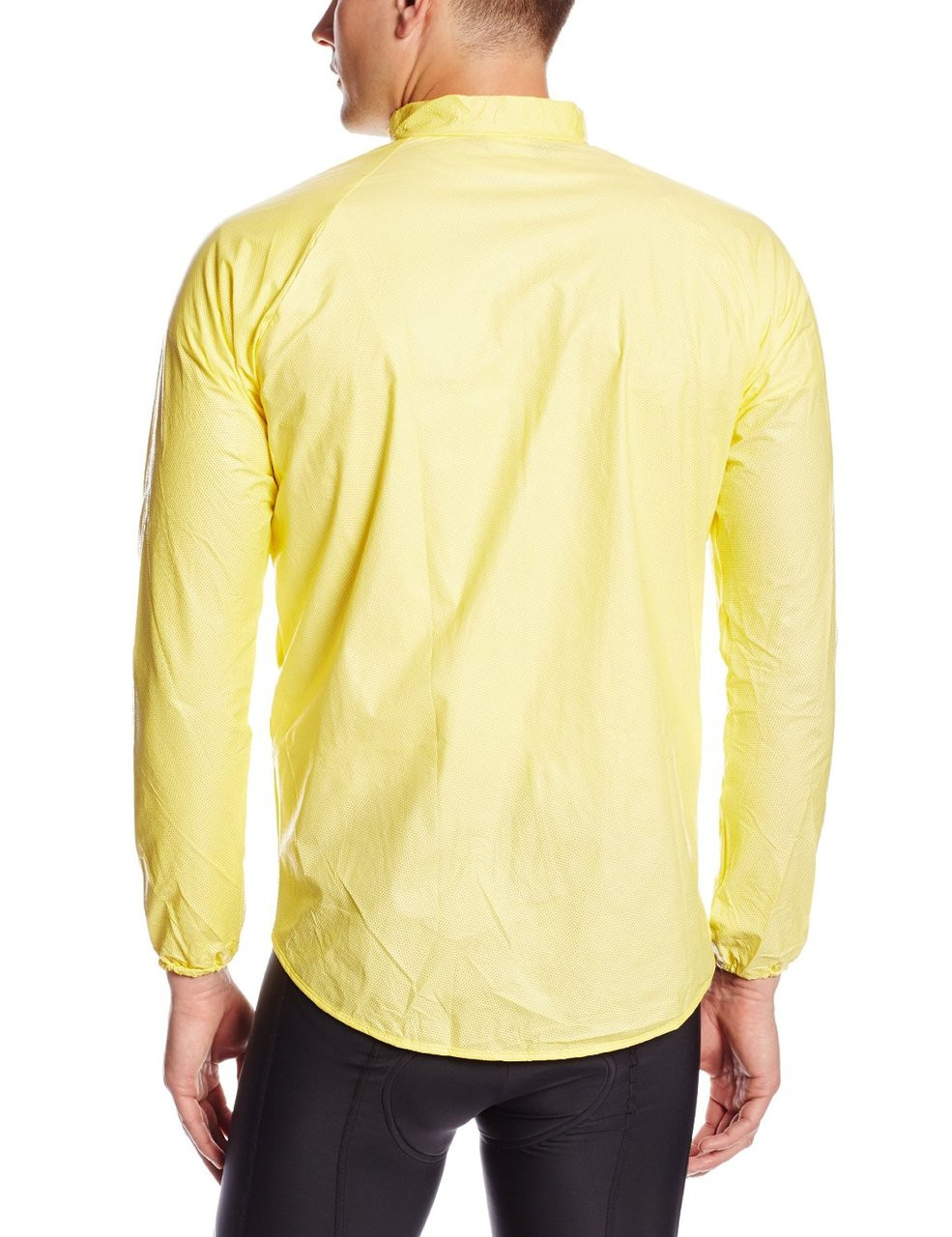 Rainshield O2 Unisex Lightweight Packable Cycling Rain Jacket Yellow