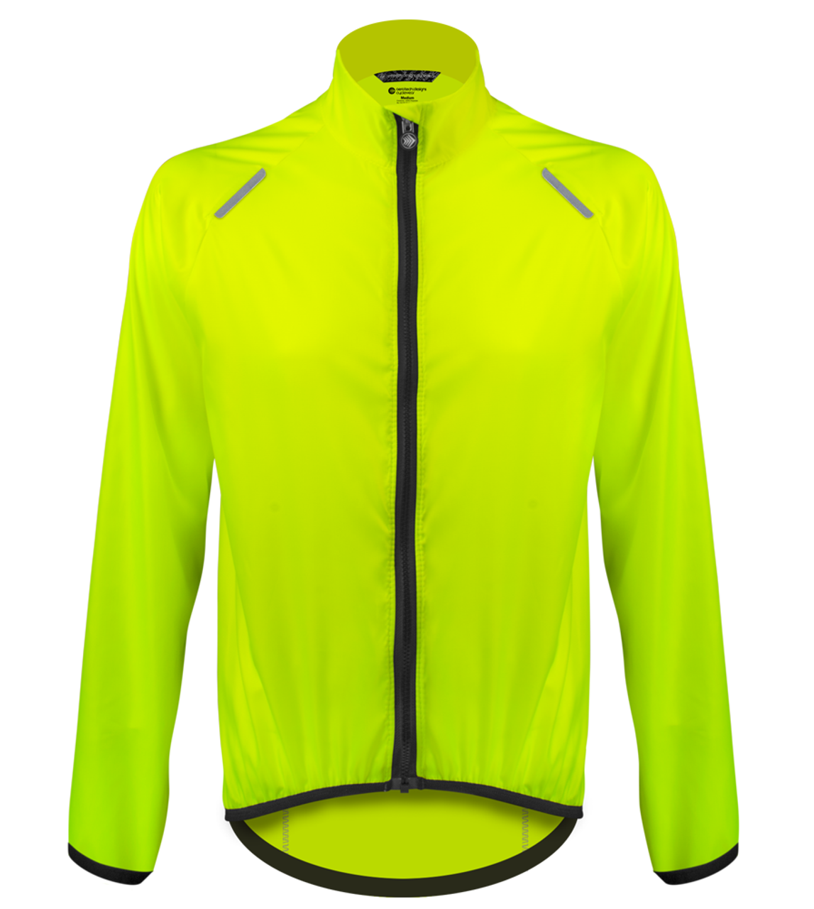 mens yellow cycling jacket