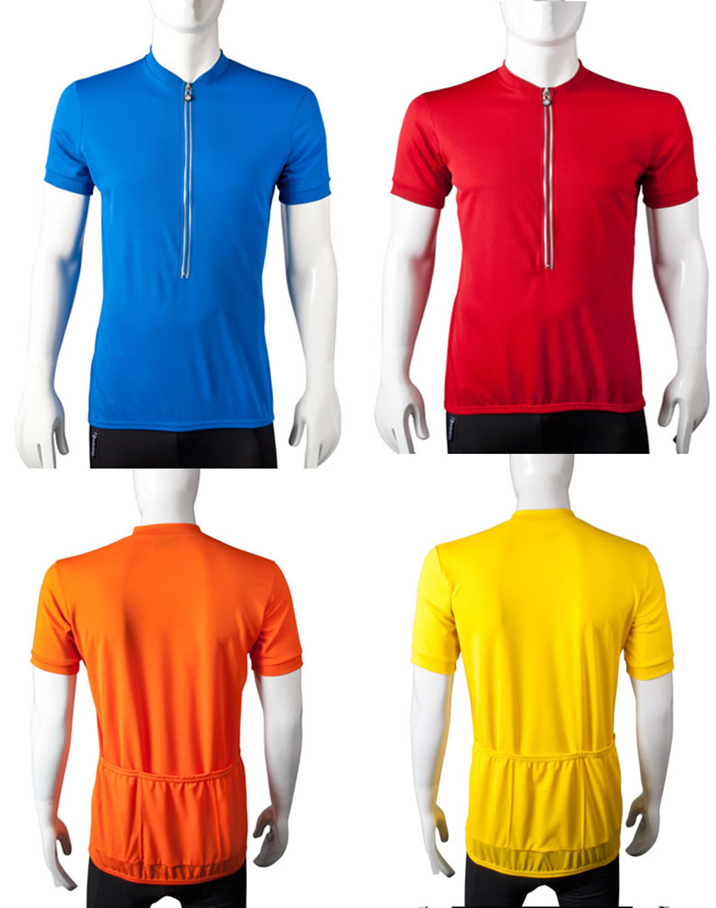 Tall Men's Bicycling Jersey with Extra 