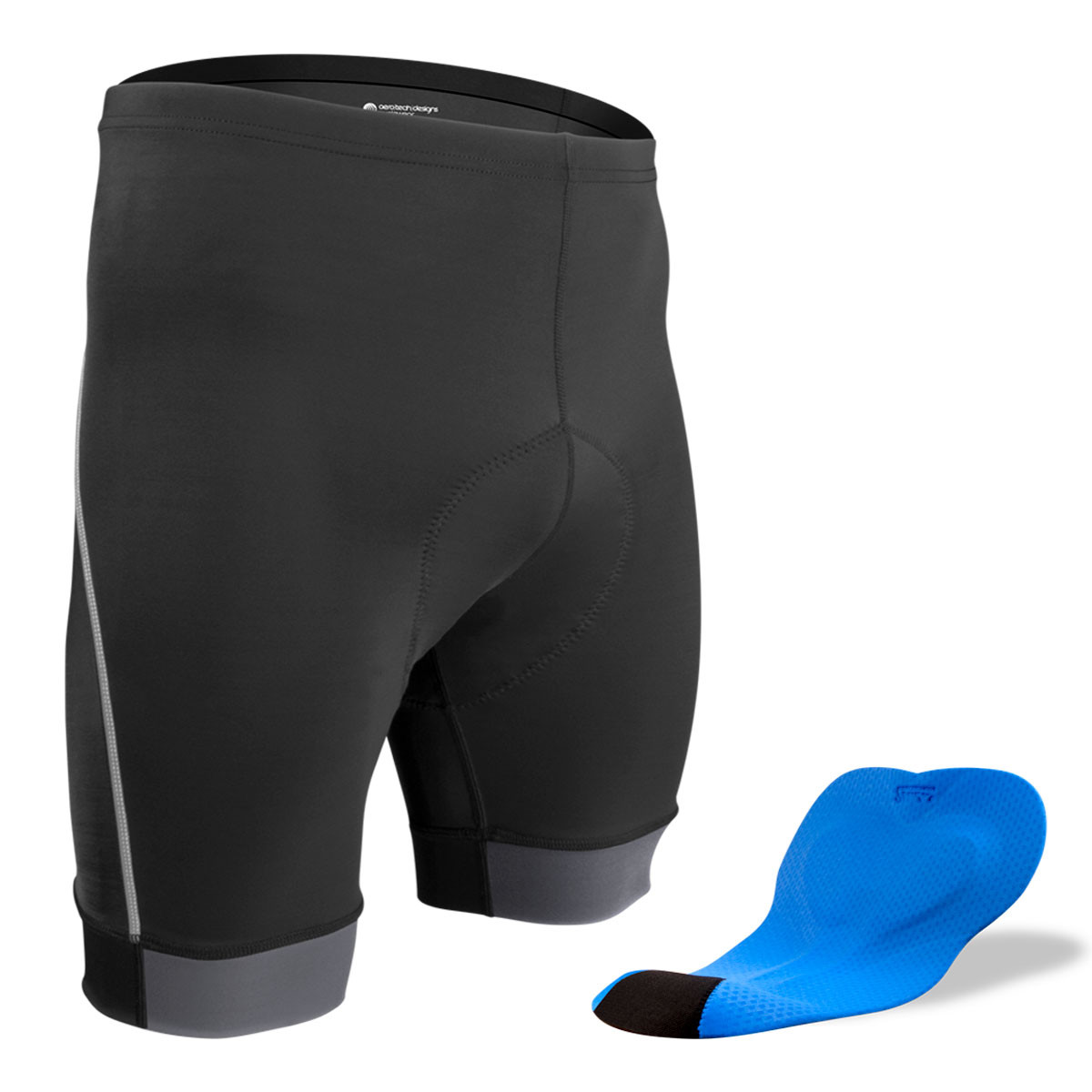 Men's Clydesdale Padded Bike Shorts Big Man Specific Made in USA