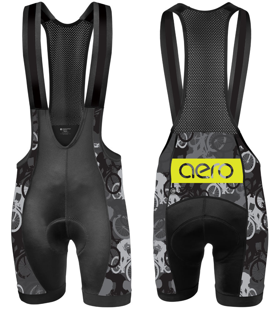 Atd Men S Premier Urban Camouflage Racing Bib Shorts Made In Usa